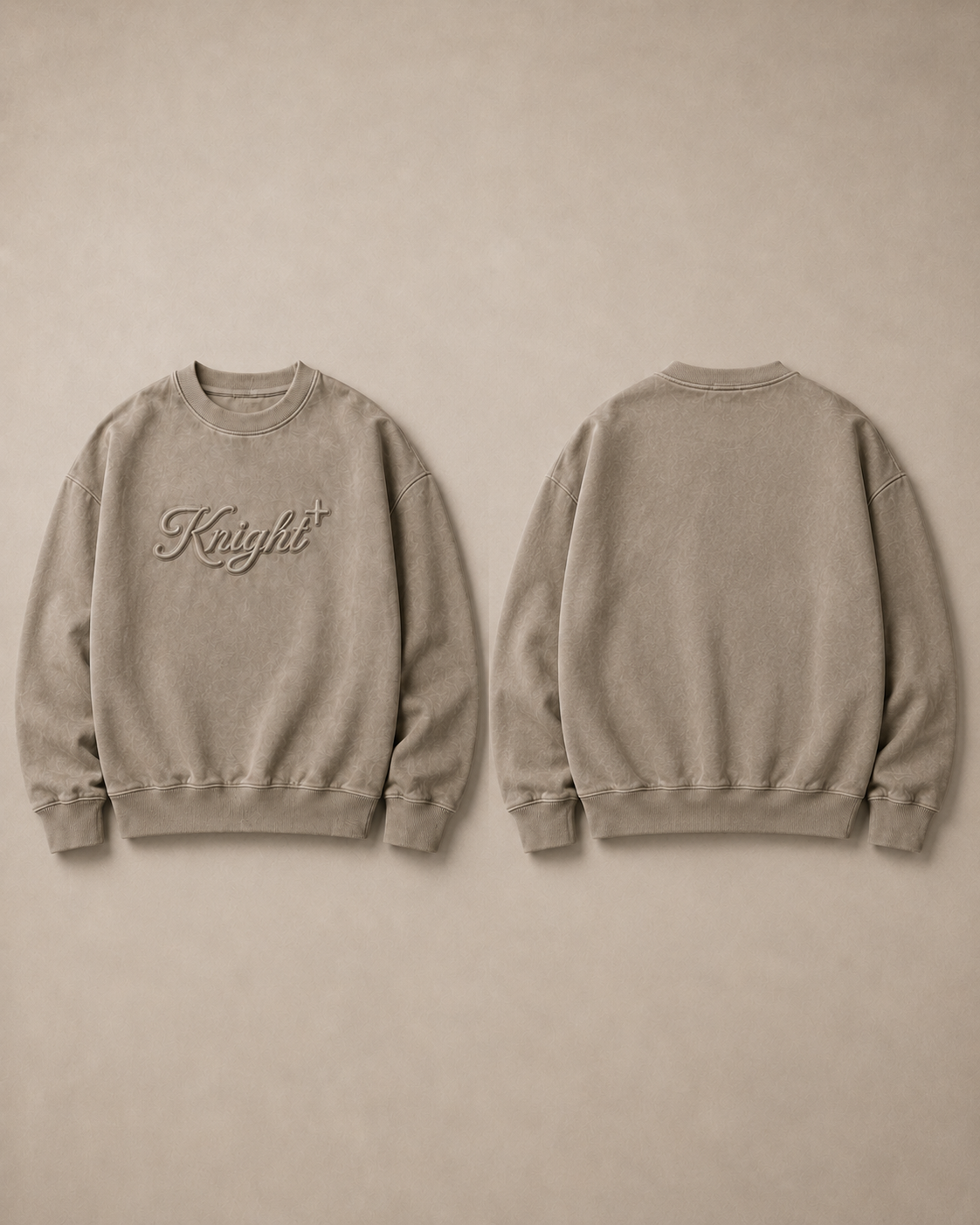 Campus Crewneck in Stone